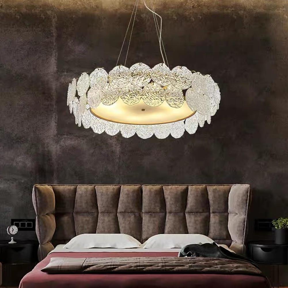 Shell Chandeliers Glass Acrylic LED Kitchen Dining Room Lighting Ceiling Light