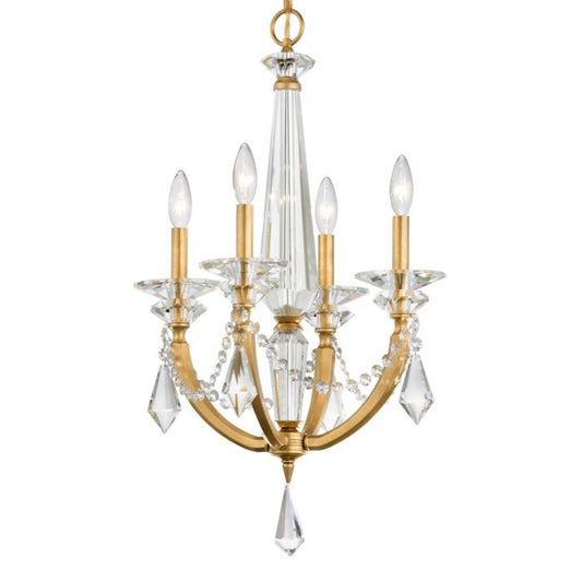 Verona 4-Light Chandelier in Heirloom Gold