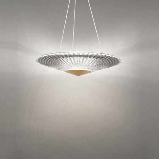 Origami LED Pendant in Polished Chrome