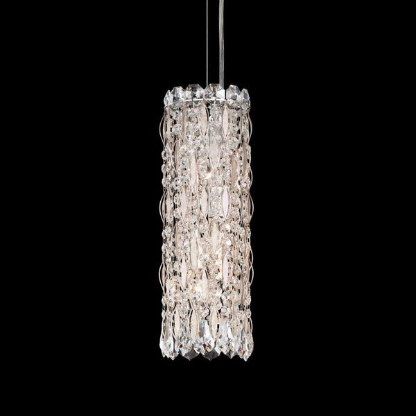 Pendant, 3-Light, Antique Silver, Clear Heritage Crystal, 5"W (RS8341N-48H 1HZXH3)