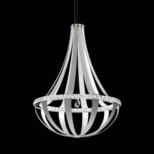 Crystal Empire LED 20-Light LED Pendant in Iceberg