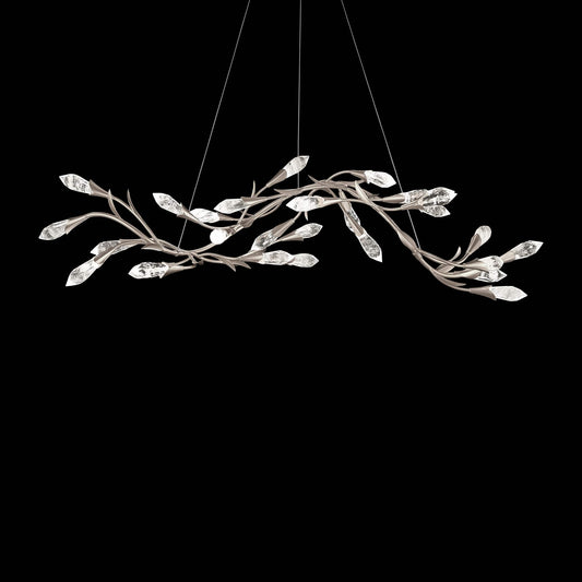 Secret Garden 57" Wide LED Crystal Linear Chandelier