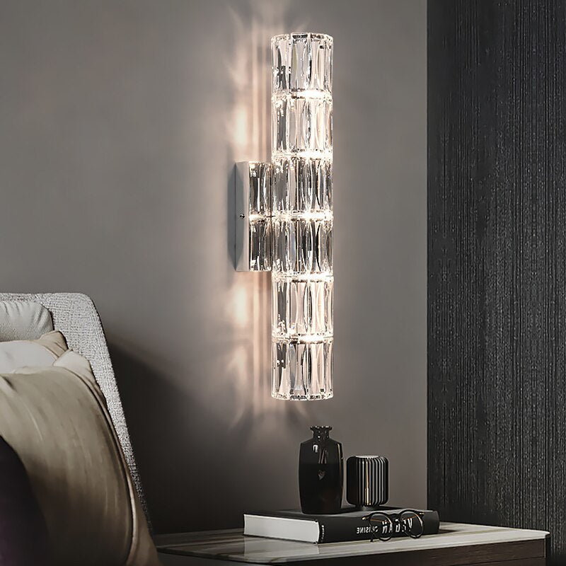 Bacci Indoor Crystal Wall Sconce