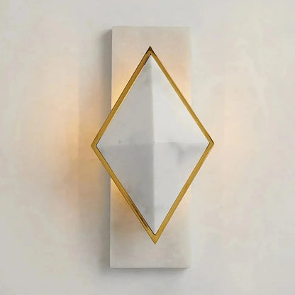 Natural Marble Contemporary Wall Sconce Light