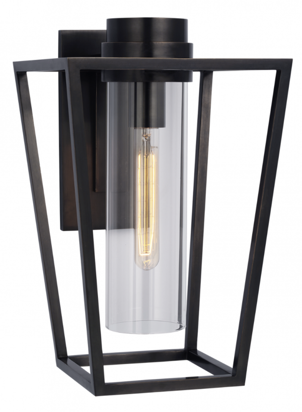 Small Bracketed Sconce, 1-Light, LED, Bronze, 15.75"H (S 2170BZ-CG CZYVM)