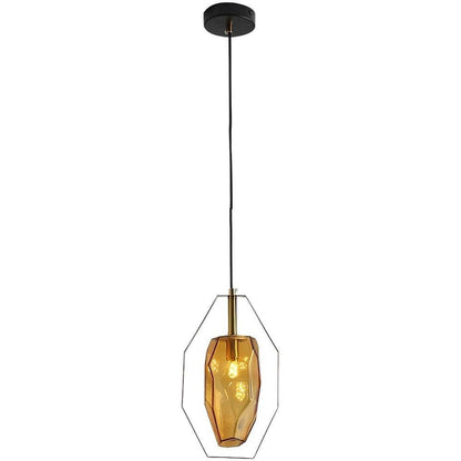 Electroplated Metal Glass LED Nordic Pendant Lighting Kitchen Island Lighting