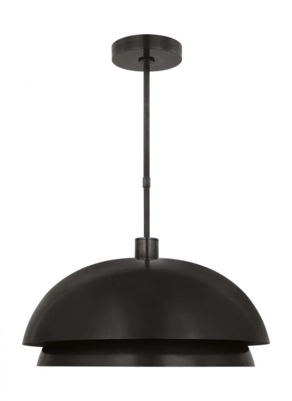 Ceiling Pendant, 1-Light, LED, Dark Bronze, 26"W (SLPD13527BZ 70PKJ55)