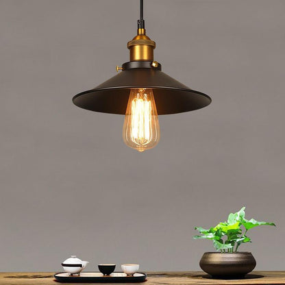 Adjustable Industrial Metal Stylish Cone-Shaped Pendant Lighting