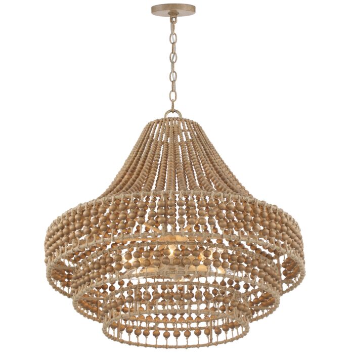 Silas 6-Light Chandelier in Burnished Silver