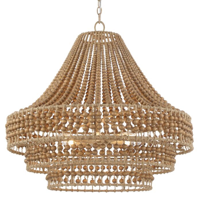 Silas 6-Light Chandelier in Burnished Silver