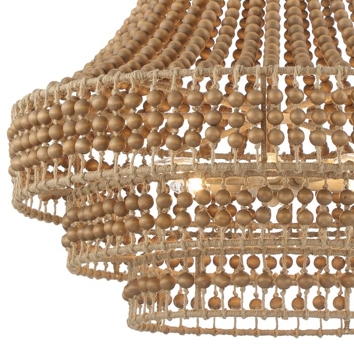 Silas 6-Light Chandelier in Burnished Silver