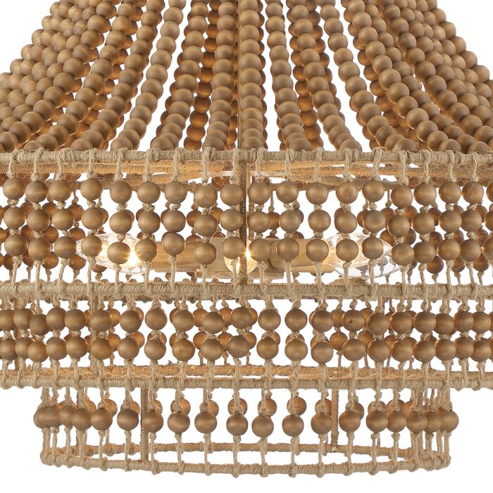 Silas 6-Light Chandelier in Burnished Silver