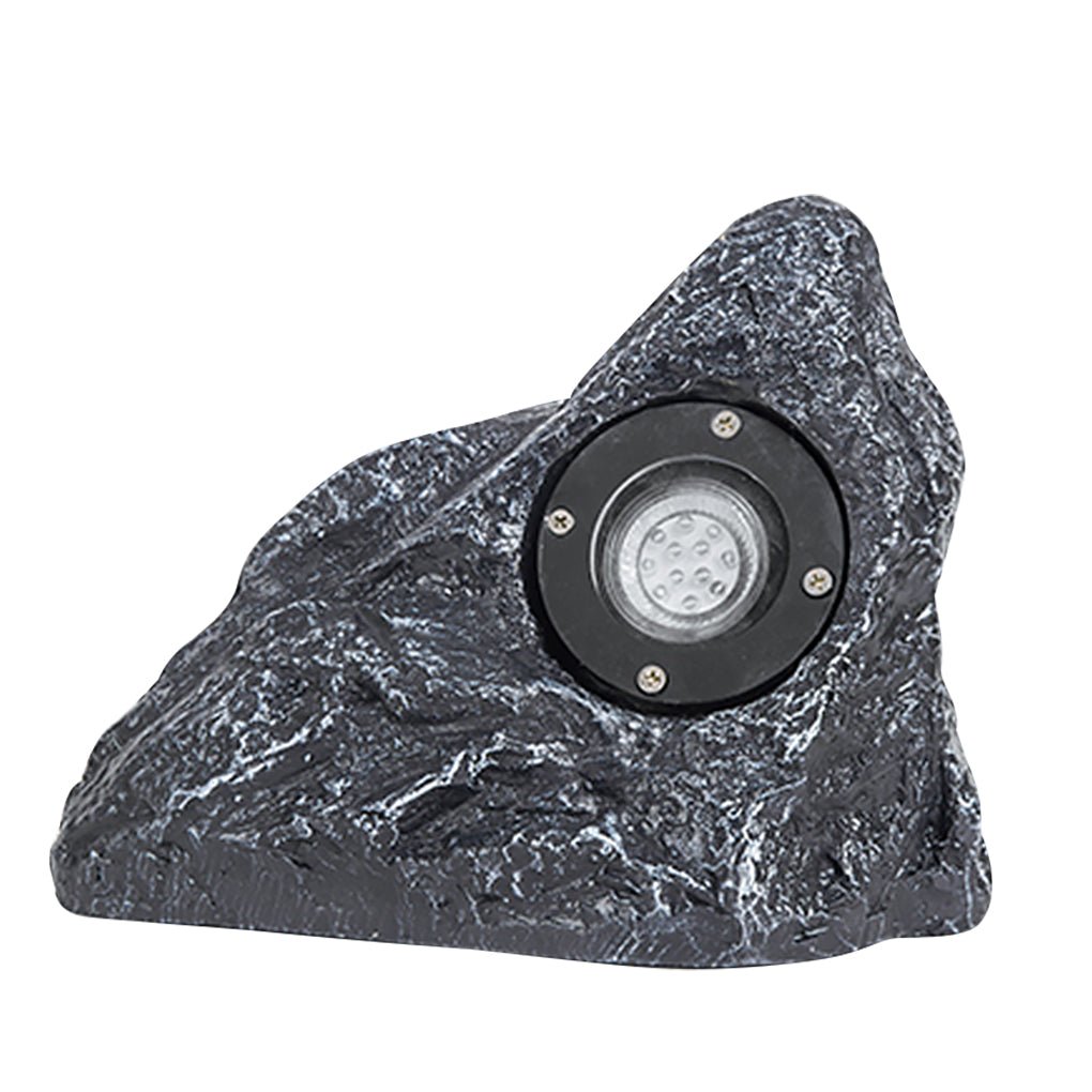 Resin Stone Shaped Warm Light LED Outdoor Light