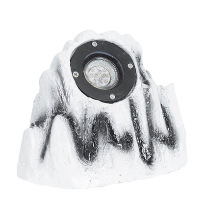 Resin Stone Shaped Warm Light LED Outdoor Light