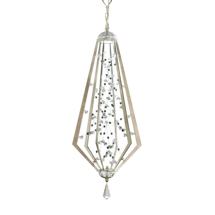 Eternity 1-Light LED Pendant in Antique Silver