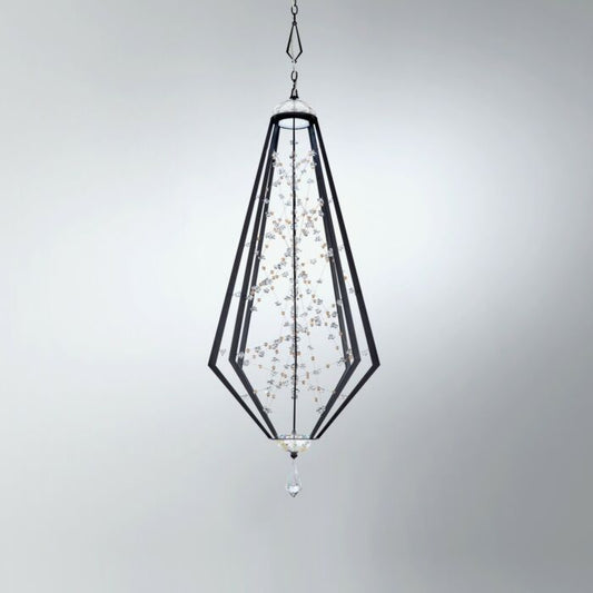 Eternity 1-Light LED Pendant in Black