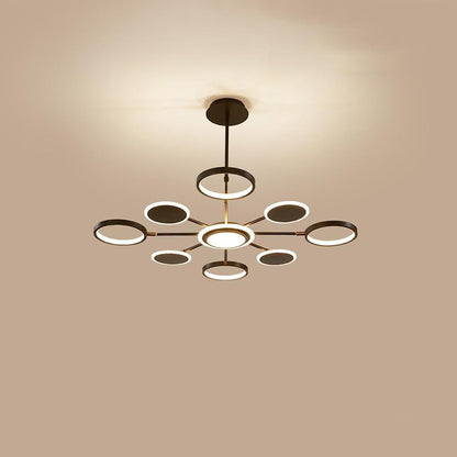 Multi Circle Design Pendant Lighting Acrylic Aluminum Alloy LED Kitchen Lighting Dining Room Lighting Ceiling Light