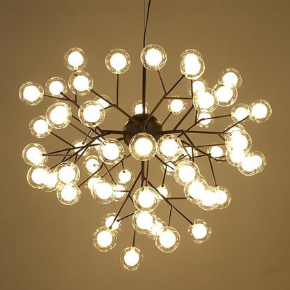 45 Lights Cluster Branches Design Glass LED Modern Chandelier Pendant Lights