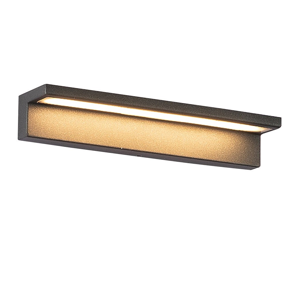 Contemporary Stainless Steel Linear LED Strip Outdoor Wall Light ??Modern, Weatherproof for Garden Villa