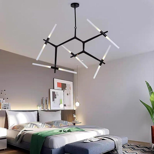 Industrial Sputnik Chandelier Modern Chandelier for Bedroom Living Room