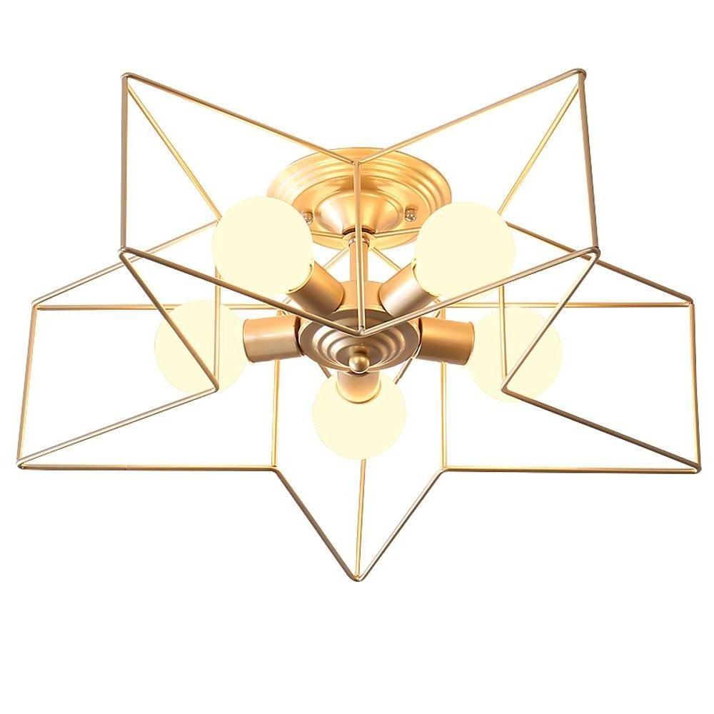 Unique Metal Star Design LED Modern Ceiling Lights Flush Mount Lighting