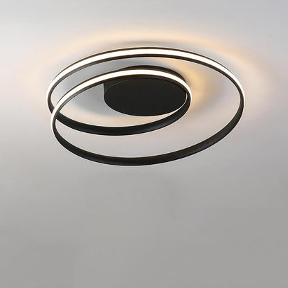 Spiraling Circular LED Modern Ceiling Lights Flush Mount Lighting