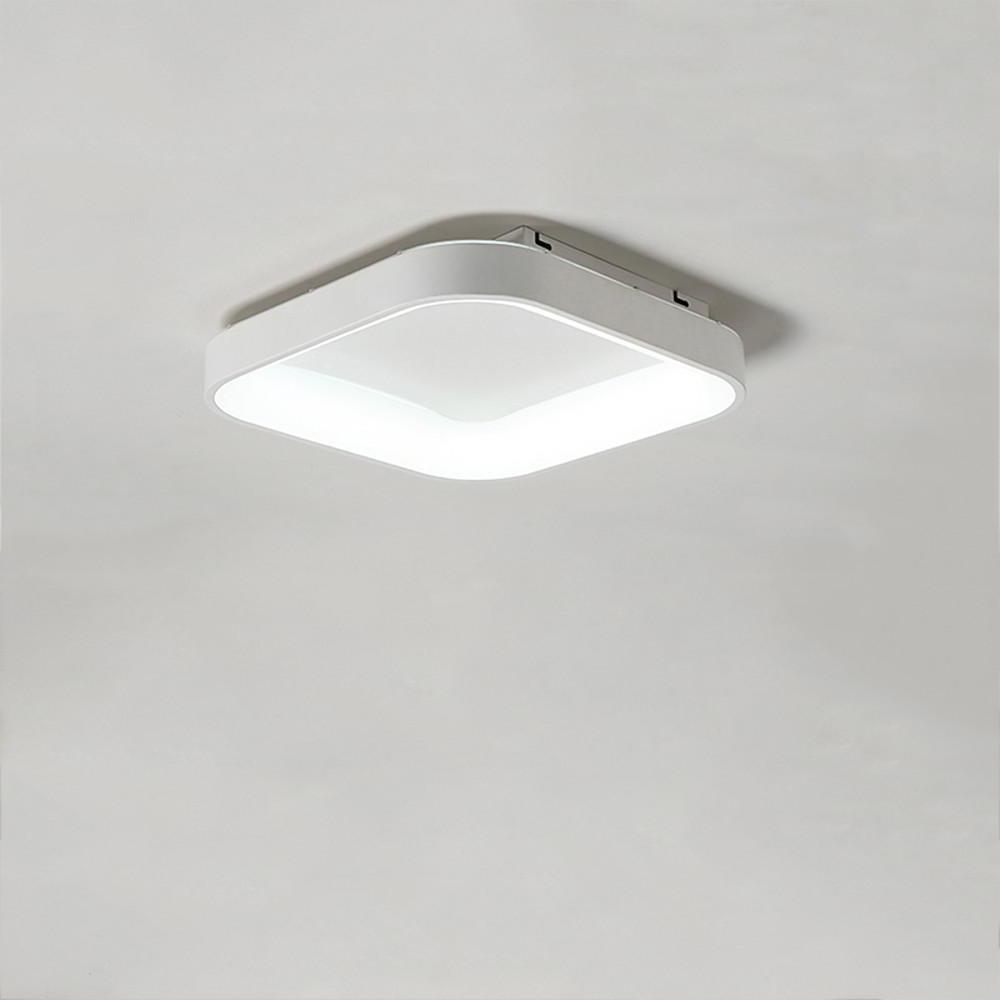 Square Shaped Modern LED Flush Mount Ceiling Light for Bedroom