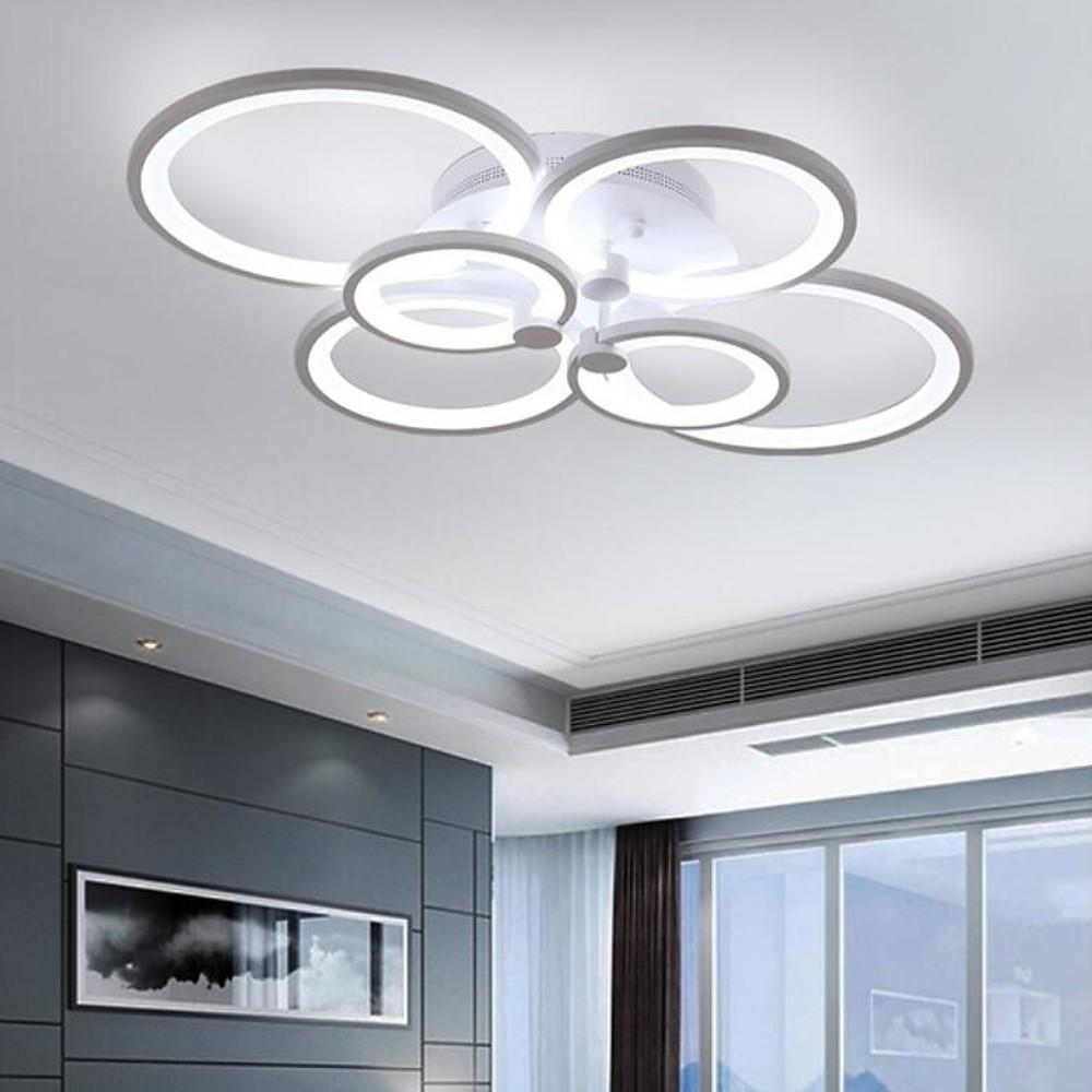 Multi Circles Dimmable LED Modern Ceiling Lights Flush Mount Lighting