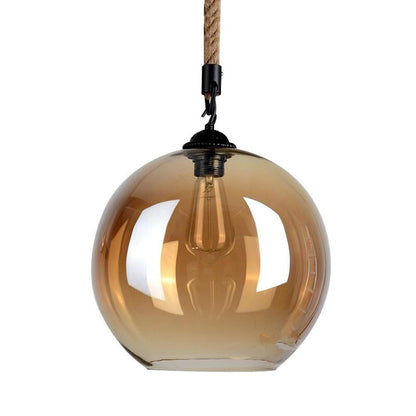 Electroplated Glass Globe Design LED Modern Pendant Lighting Chandeliers