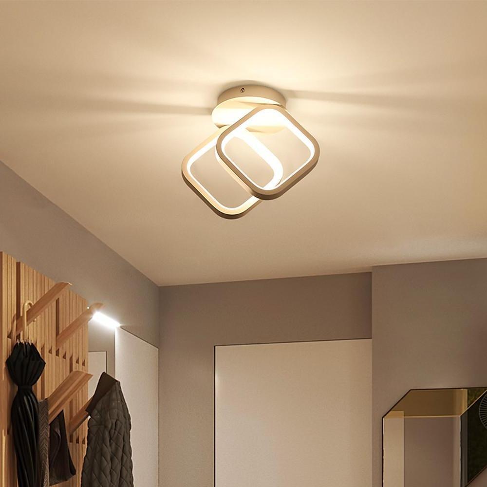 2 Ring Flush Mount Ceiling Light Minimalist LED Light