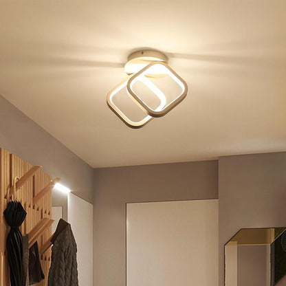 2 Ring Flush Mount Ceiling Light Minimalist LED Light