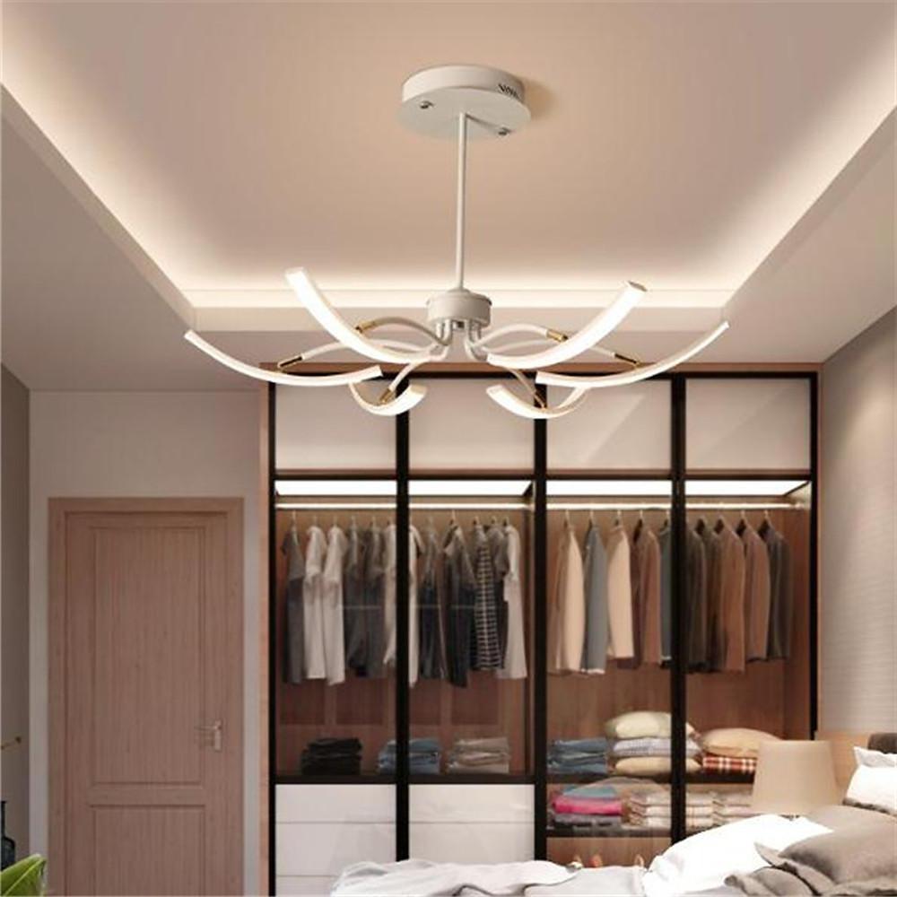 Flower Strips Dimmable LED Nordic Chandeliers Pendant Light Hanging Lamp