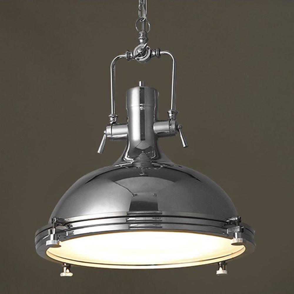 Vintage Metal Lantern Design LED Industrial Pendant Lights Chandeliers