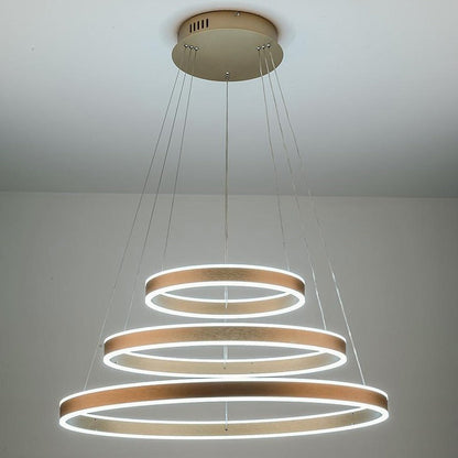 Modern Circle Foyer Chandelier Ideas Aluminum Kitchen Dining Room Ceiling Light