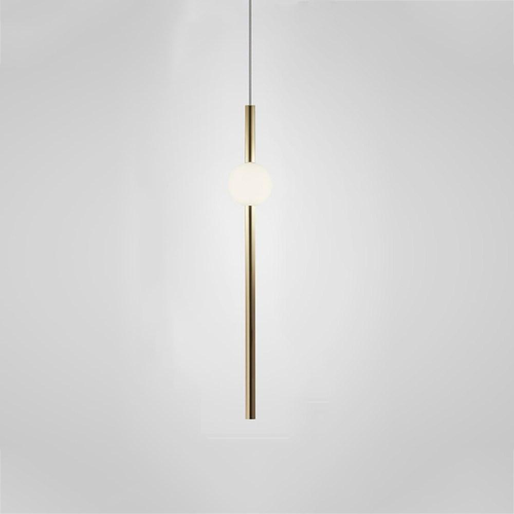 Linear Chandelier Metal Glass Kitchen Dining Room Ceiling Light