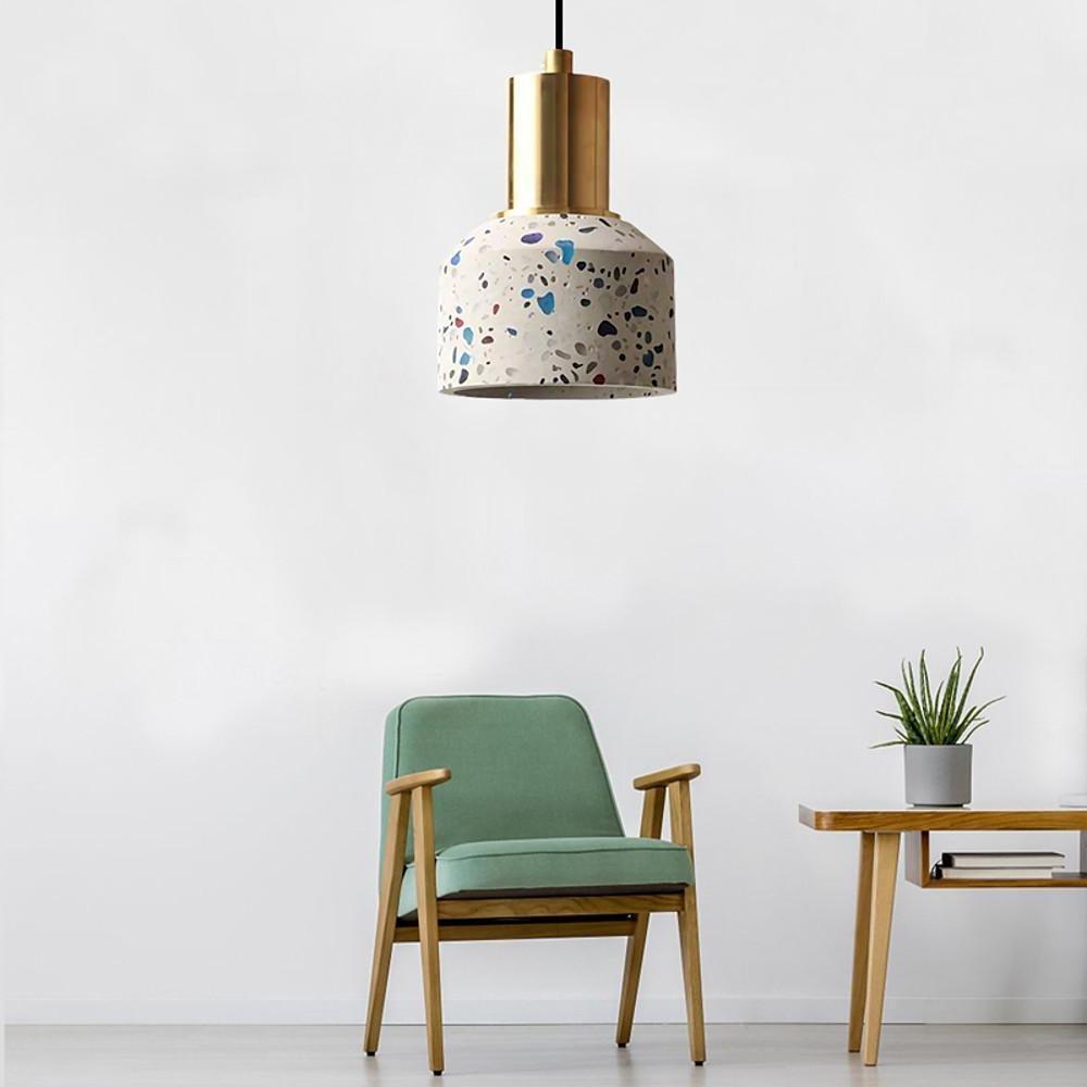 Industrial Round Pendant Light Shade Modern Metal Island Pendant Lighting