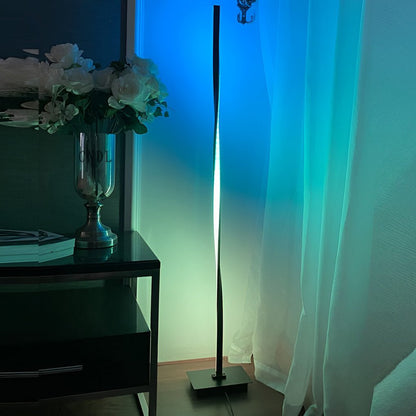 49 Inch LED Twisted Floor Lamp