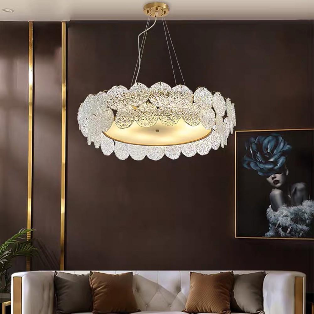 Shell Chandeliers Glass Acrylic LED Kitchen Dining Room Lighting Ceiling Light