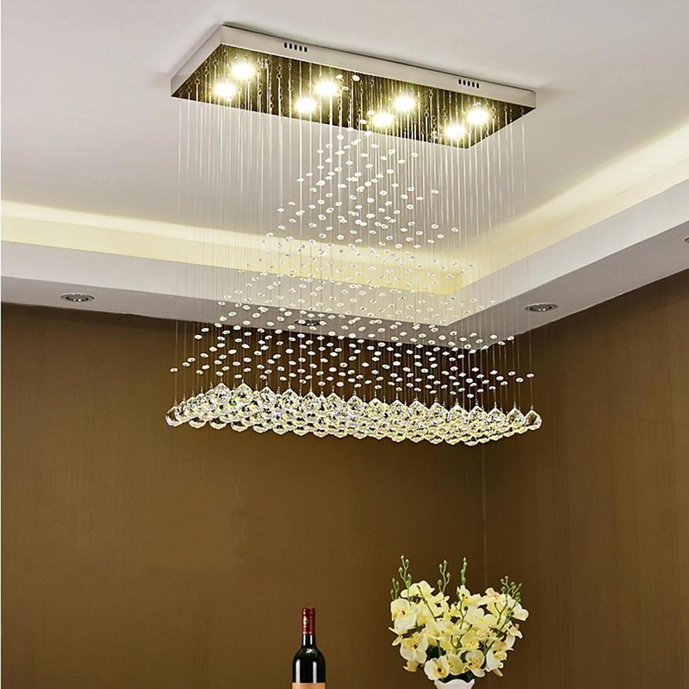 Modern Contemporary Chandeliers Crystal 5-Layer Large Chandeliers