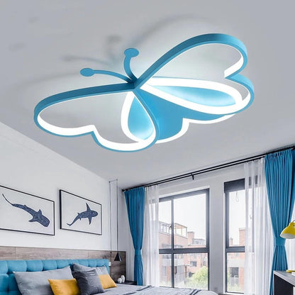 Creative Butterflies Shaped LED Modern Ceiling Lights Flush Mount Lighting