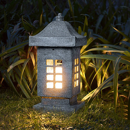 Unique Outdoor Waterproof Imitation Stone Pillar Landscape Lighting Decorative Lamp