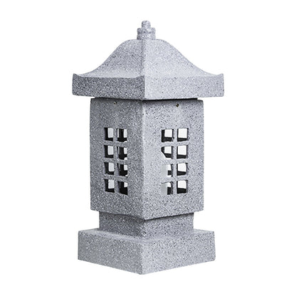 Unique Outdoor Waterproof Imitation Stone Pillar Landscape Lighting Decorative Lamp