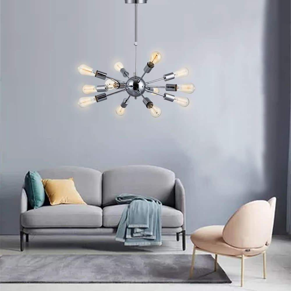 Cluster Sputnik Chandelier Mid-Century Chandeliers for Living Room