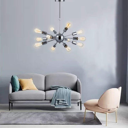 Cluster Sputnik Chandelier Mid-Century Chandeliers for Living Room