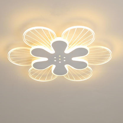 Novelty Stylish Flower LED Flush Mount Ceiling Light for Bedroom