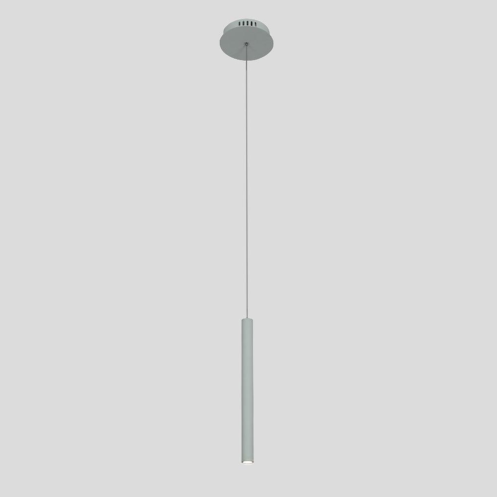 Thin Stick Shaped Black Pendant Light with Downlight Integrated LED Light