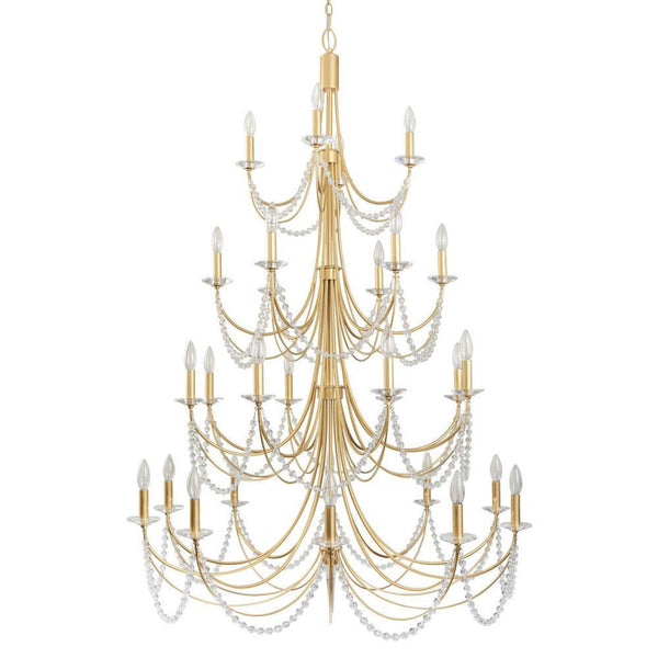 28 Light Chandelier - French Gold