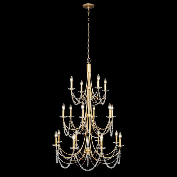 Three-Tier Chandelier - Gold