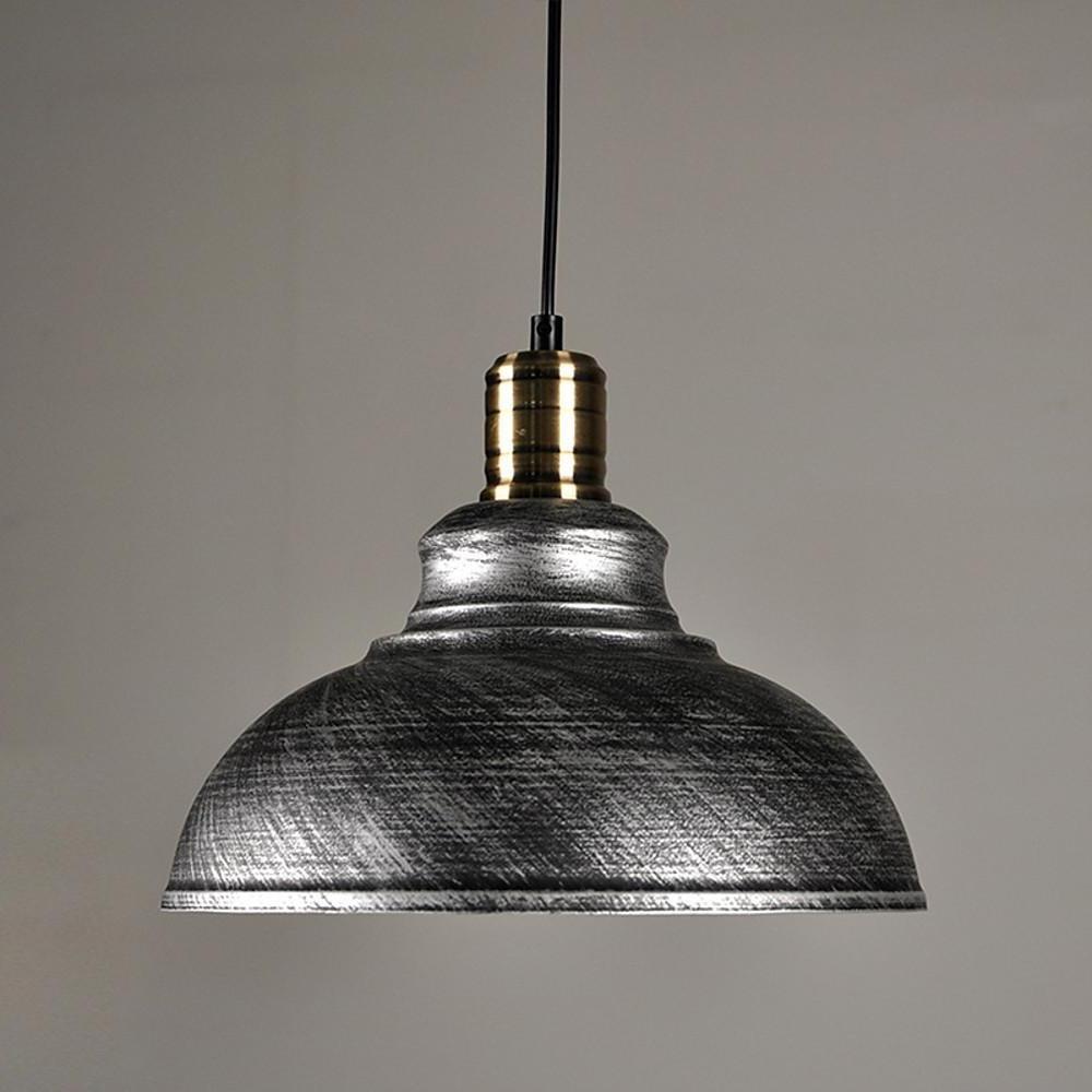 Semi Globe Metal LED Vintage Pendant Light Hanging Lamp Island Lights