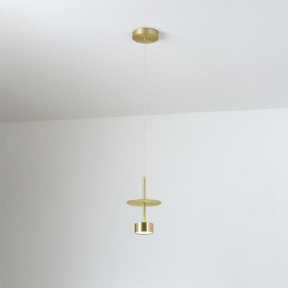 1 Bulb Metal Pendant Lights for Kitchen Island Gold Industiral Ceiling Light